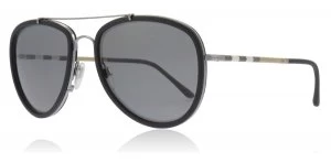 Image of Burberry BE3090Q Sunglasses Gunmetal/Matte Black 1003T8 Polariserade 58mm