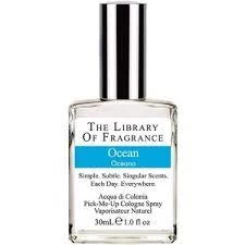 Image of The Library of Fragrance Ocean Eau de Cologne Unisex 30ml
