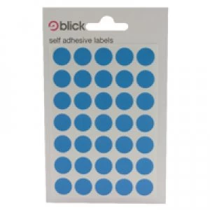 Image of Blick Blue Coloured Labels in Bags Round 13mm Pack of 2800 RS003953