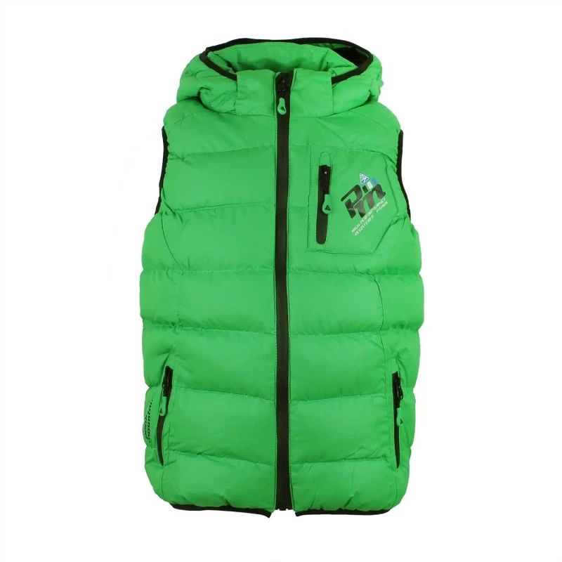 Image of Peak Mountain Children's Peak Mountain Ecarti Ski Puffer Vest Vert Male 16 ans ECARTI/10-16/NH/B-VERT