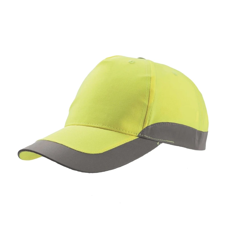 Image of Atlantis Atlantis Men Helpy 5 Panel Reflective Cap in Yellow Yellow One Size Male 5059000120459