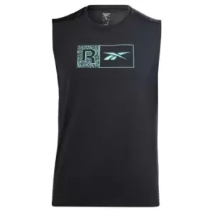Image of Reebok Workout Ready ACTIVCHILL Sleeveless T-Shirt Mens - Black