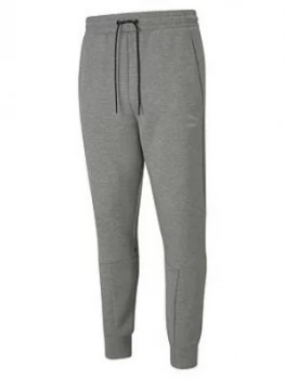 Image of Puma Classics Tech Sweatpants - Medium Grey Heather