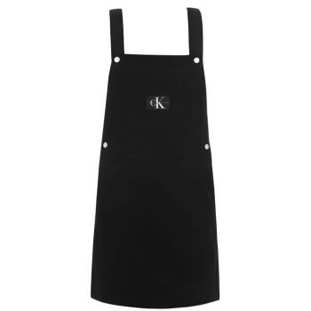 Image of Calvin Klein Jeans Mini Corduroy Dress - CK BLACK