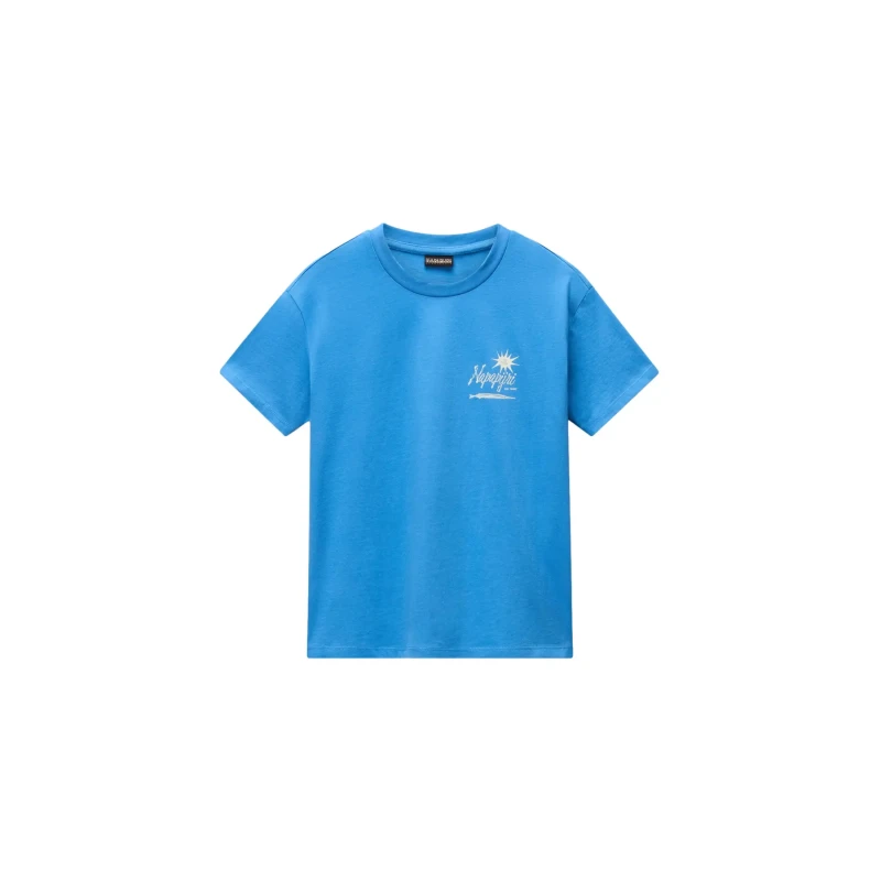 Image of Womens T-Shirt Napapijri Antimony Bleu Female M