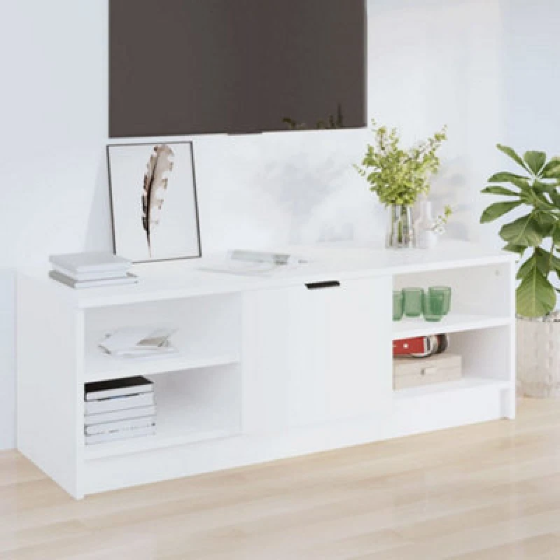 Image of Vidaxl TV Cabinet White 102X35.5X36.5cm Engineered Wood, White 811367