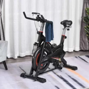 Image of 10kg Flywheel Exercise Bike, black