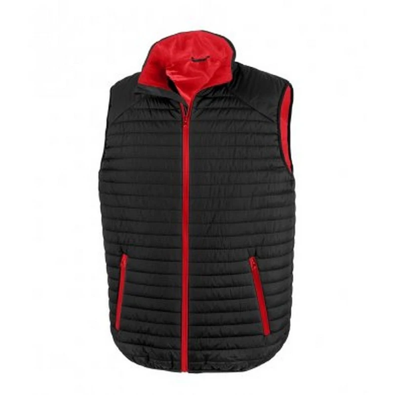 Image of Result Result Men Thermoquilt Gilet in True Black Size: X-Small True Black XS Male 5059444582080