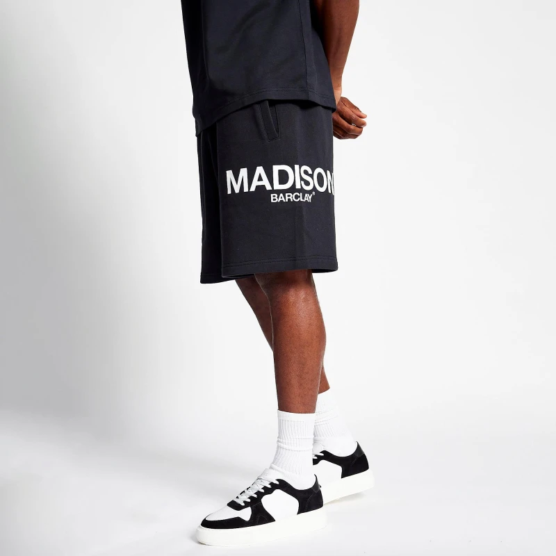 Image of Madison Barclay Ocean Av Shorts - Black XS