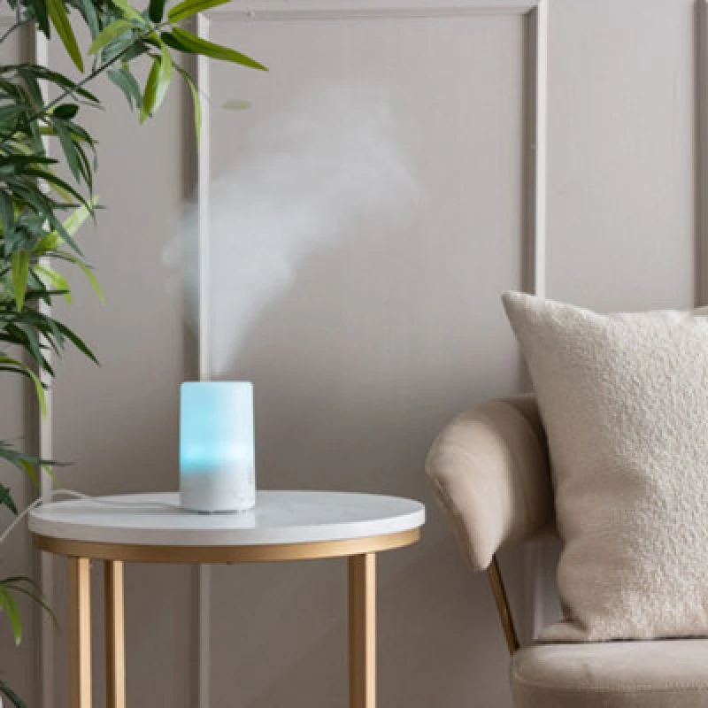 Image of ValueLights White Diffuser Aroma Lamp Essential Oil Aromatherapy Colour Changing Mood Light White