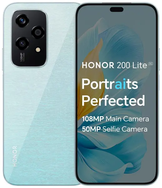 Image of HONOR SIM Free HONOR 200 Lite 5G 256GB AI Mobile Phone Starry Blue