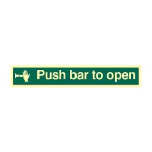 Image of Push Bar to Open - PHO (450 x 100mm)