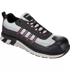 Image of Portwest OlymFlex London SBP AE Safety Trainers Grey / Black Size 9