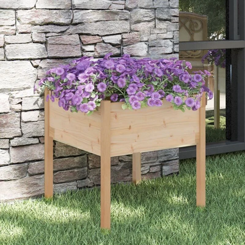 Image of VIDAXL Garden Planter 70x70x70cm Solid Pinewood Vidaxl 8720286815403