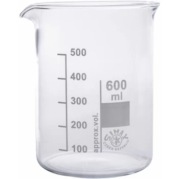 Image of Simax - Low Form Beakers 600ml Pack 10
