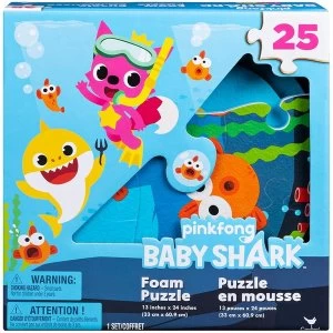 Image of Pinkfong Baby Shark - Foam Puzzle (25 Pieces)