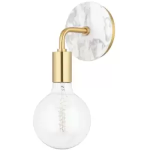 Image of Chloe 1 Light Wall Sconce Brass
