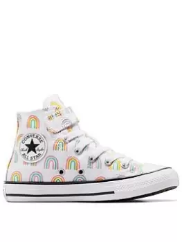 Image of Converse Chuck Taylor All Star 1v, White, Size 1 Older