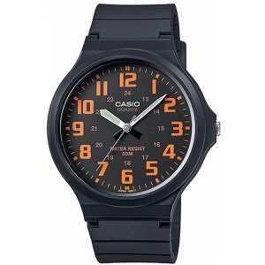 Image of Casio MW-240-4BVEF Mens Analogue Watch with Resin Strap Black