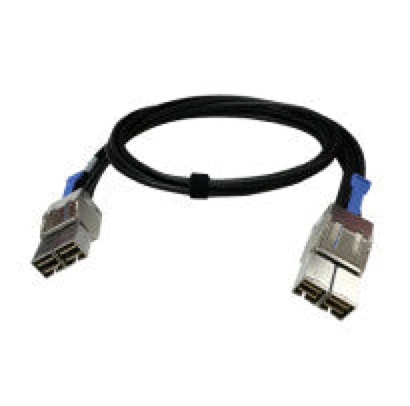 Image of QNAP CAB-PCIE10M-8644-8X Serial Attached SCSI (SAS) cable 1m Black