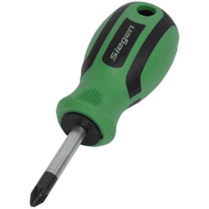 Image of Loops Pozi Head 2 x 38mm Screwdriver with Soft Grip Handle - Chrome Vanadium Shaft Multi