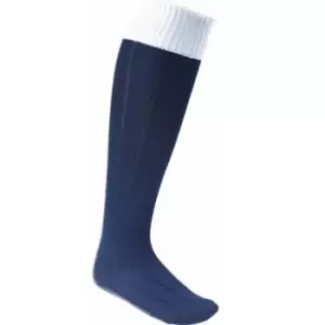 Image of Carta Sport Mens Euro Football Socks (7 UK-11 UK) (Navy/White)