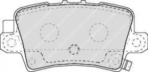 Image of Ferodo FDB1862 Brake Pad Set Rear Axle Premier Car