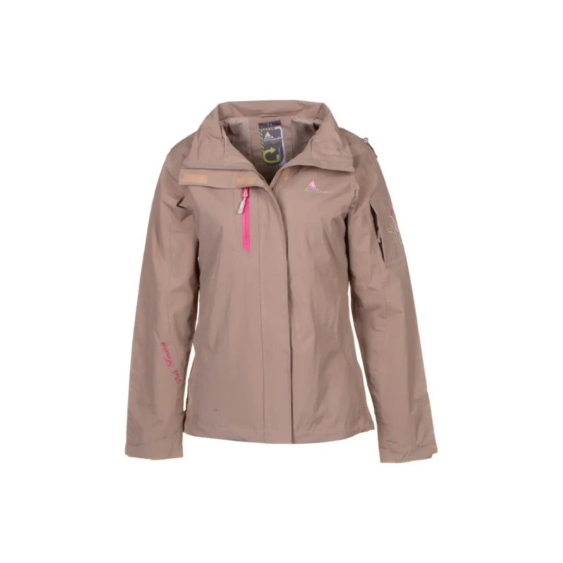 Image of Peak Mountain Girl's parka Peak Mountain Galani Beige Female 12 ans GALANI/BG/A-MASTIC FONCE