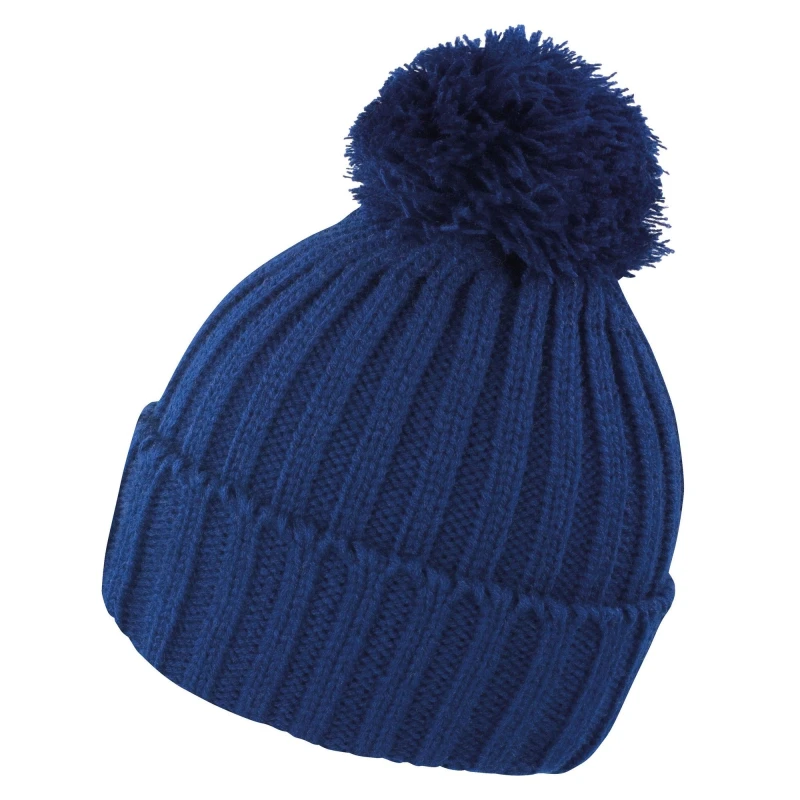 Image of Result Result Men Knitted HDI Quest Beanie in Navy Navy One Size Male 5063417941521