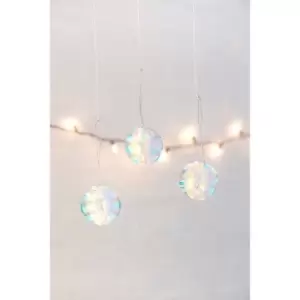 Image of Kikkerland Mini Iridescent Party Ornaments