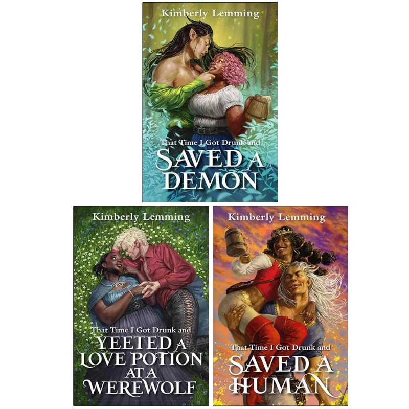 Image of Mead Mishaps Series 3 Books Collection Set By Kimberly Lemming (That Time I Got Drunk and Saved a Demon, Yeeted A Love Potion At A Werewolf & That Tim