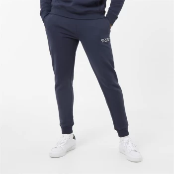 Image of Jack Wills Haydor Graphic Joggers - Navy NG