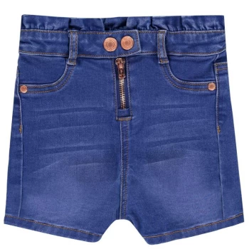 Image of Firetrap Denim Shorts Infant Girls - Blue
