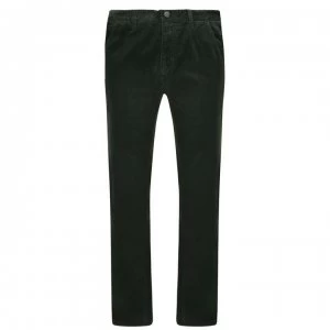 Image of DKNY Pocket Corduroy Trousers - Deep Forest