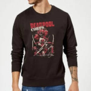 Image of Marvel Deadpool Family Corps Sweatshirt - Black