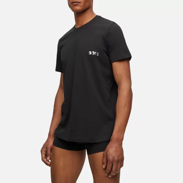 Image of BOSS Bodywear Cotton-Jersey T-Shirt & Boxer Trunk Gift Set - XL