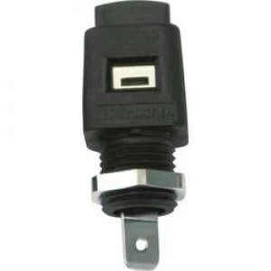 Image of Spring loaded mounting terminal Black 16 A Schuetzinger