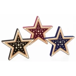 Image of Xmas Flock Standing Star Small