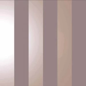 Image of Holden Decor Dillan Striped Grey Rose Gold Wallpaper