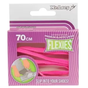 Image of Mr Lacy Flexies Elastic Laces - Pink