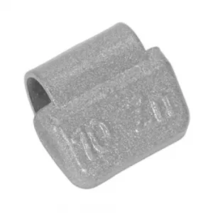 Image of Wheel Weight 10G Hammer-on Plastic Coated Zinc for Alloy Wheels Pack of 100