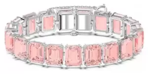 Image of Swarovski 5610363 Millenia Octagon Rose Pink Stone Bracelet Jewellery