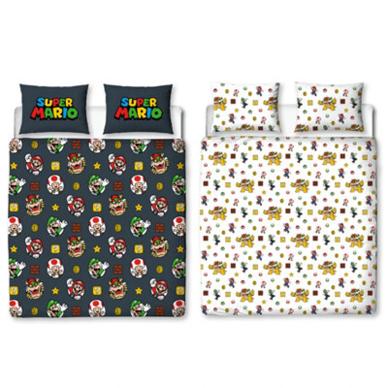 Image of Nintendo Blackend Double Duvet Multi