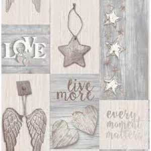 Image of Fresco Starlight Home RoseGold Wallpaper