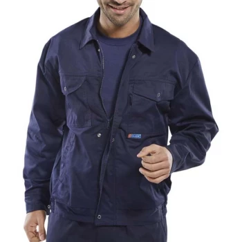 Image of Super Click Workwear Drivers Jacket 44" Navy Blue Ref PCJHWN44 Up to