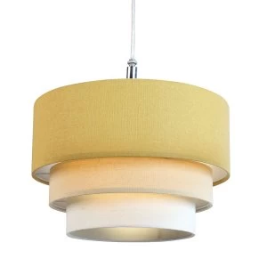 Image of Village At Home 3 Tier Pendant - Ochre