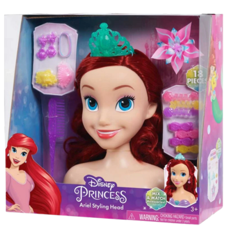 Image of Disney Princess Disney Princess Ariel Styling Head