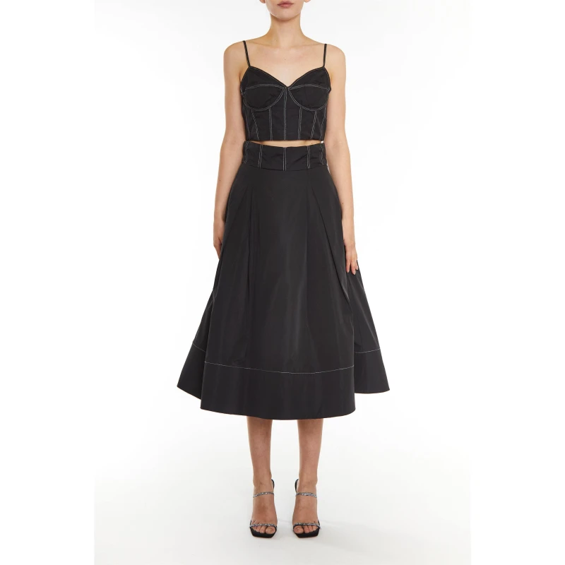 Image of True Decadence TRUE Wrap Skirt Black female 8 (XS)