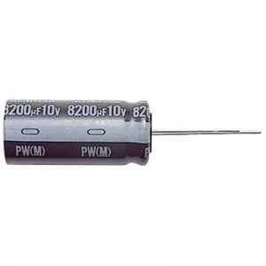Image of Nichicon UPW1J221MPD Electrolytic capacitor Radial lead 5mm 220 63 V 20 x L 10 mm x 20 mm
