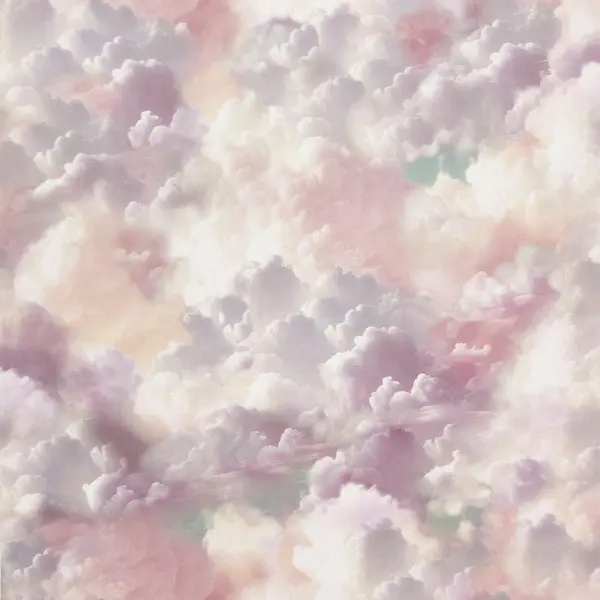 Image of Arthouse Vanilla Skies Wallpaper Dusty Pink